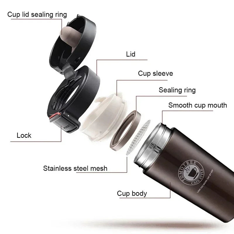 Taza Térmica de 500ml. Termo de Acero Inoxidable