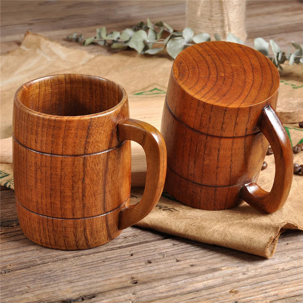 Taza de Madera Grande 100 y 300 ml
