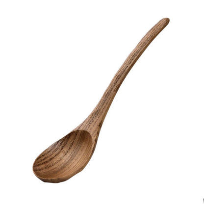 Cucharas de sopa japonesas hechas de madera de nanmu