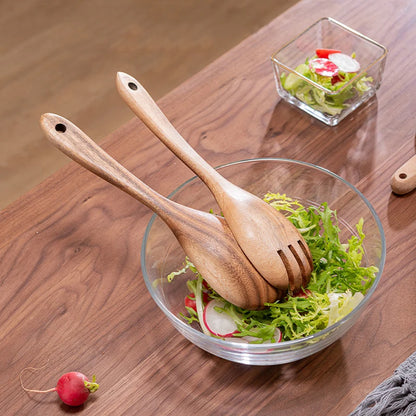 Cuchara y Tenedor de Madera