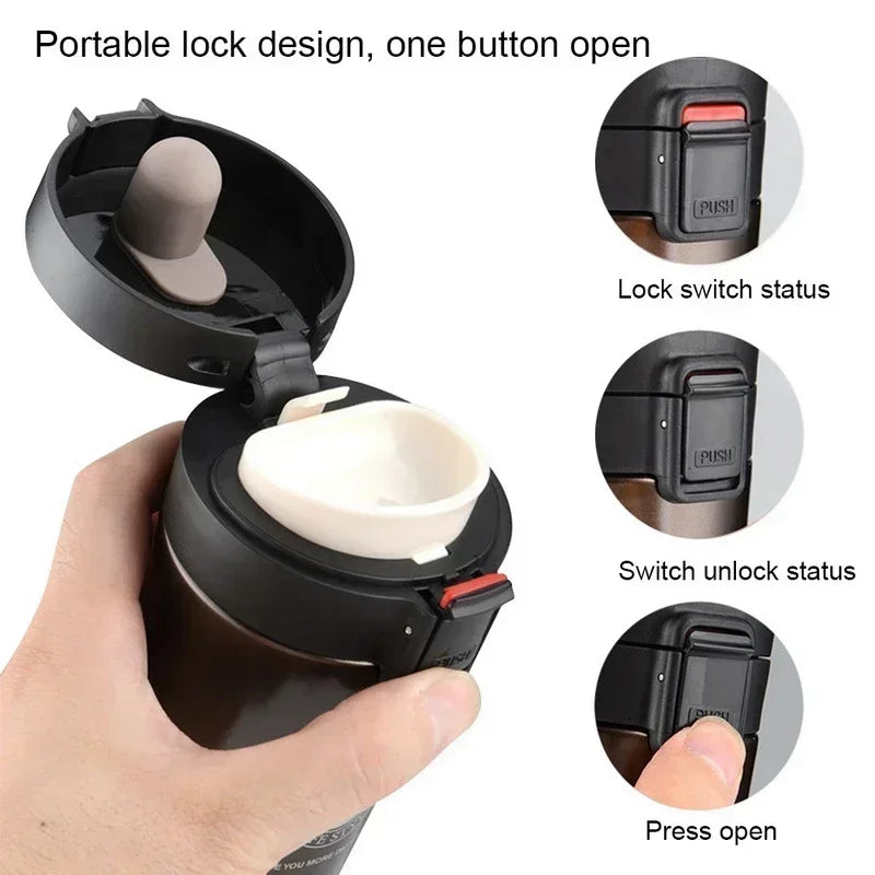 Taza Térmica de 500ml. Termo de Acero Inoxidable